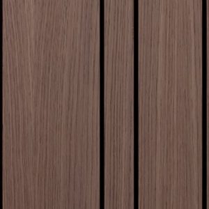 Veggpanel MDF, eik, hvitlasert m/spor