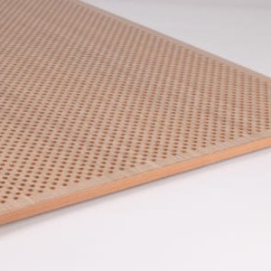 Perforert plate i MDF med lydklasse B