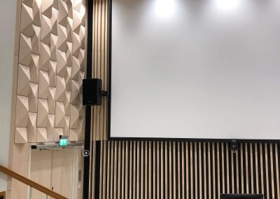 Nordlandssykehuset - spilepanel og lydflåter levert av Otretek AS