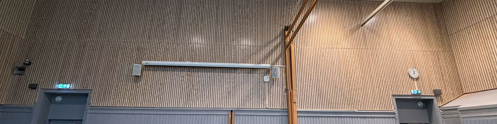 Gamlebyen skole - perforerte plater
